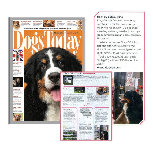 Dog-G8 safety gate (Dogs Today Magazine)