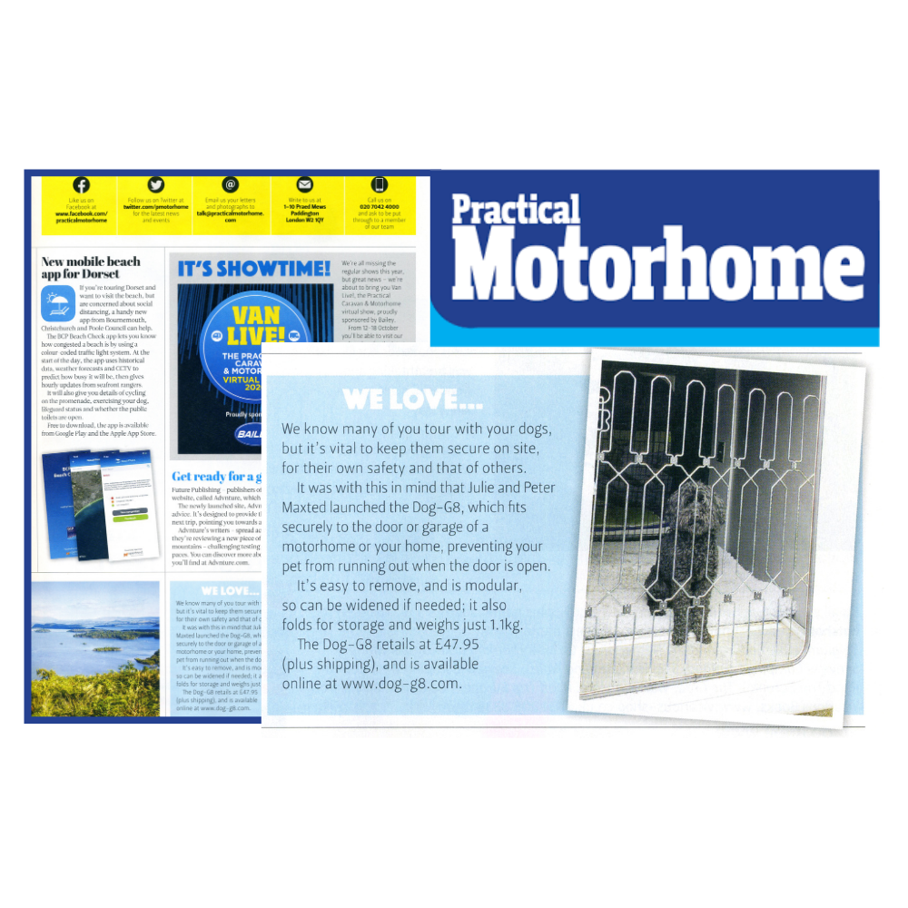 WE LOVE... Dog-G8 – Practical Motorhome Magazine