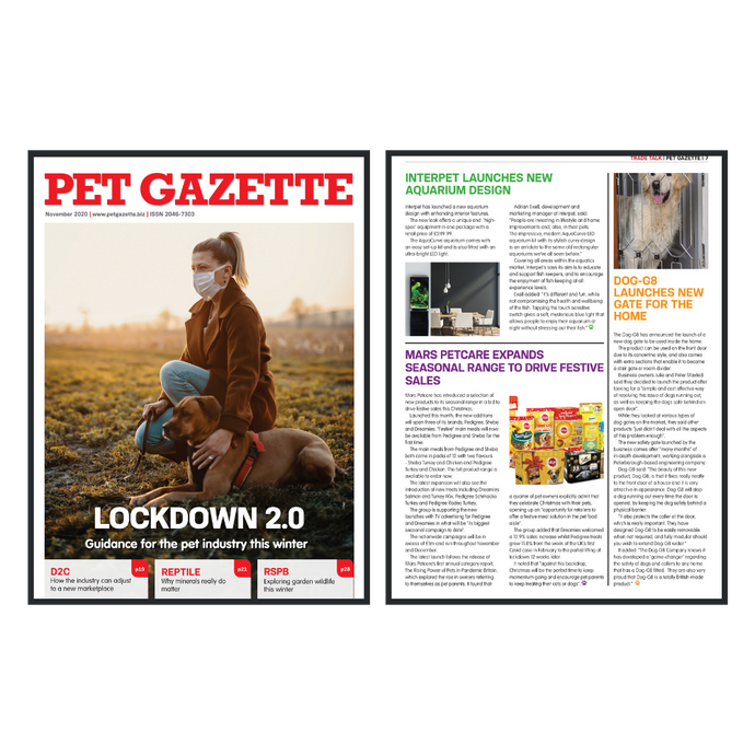 PET GAZETTE – DOG-G8 LAUNCHES NEW GATE FOR THE HOME