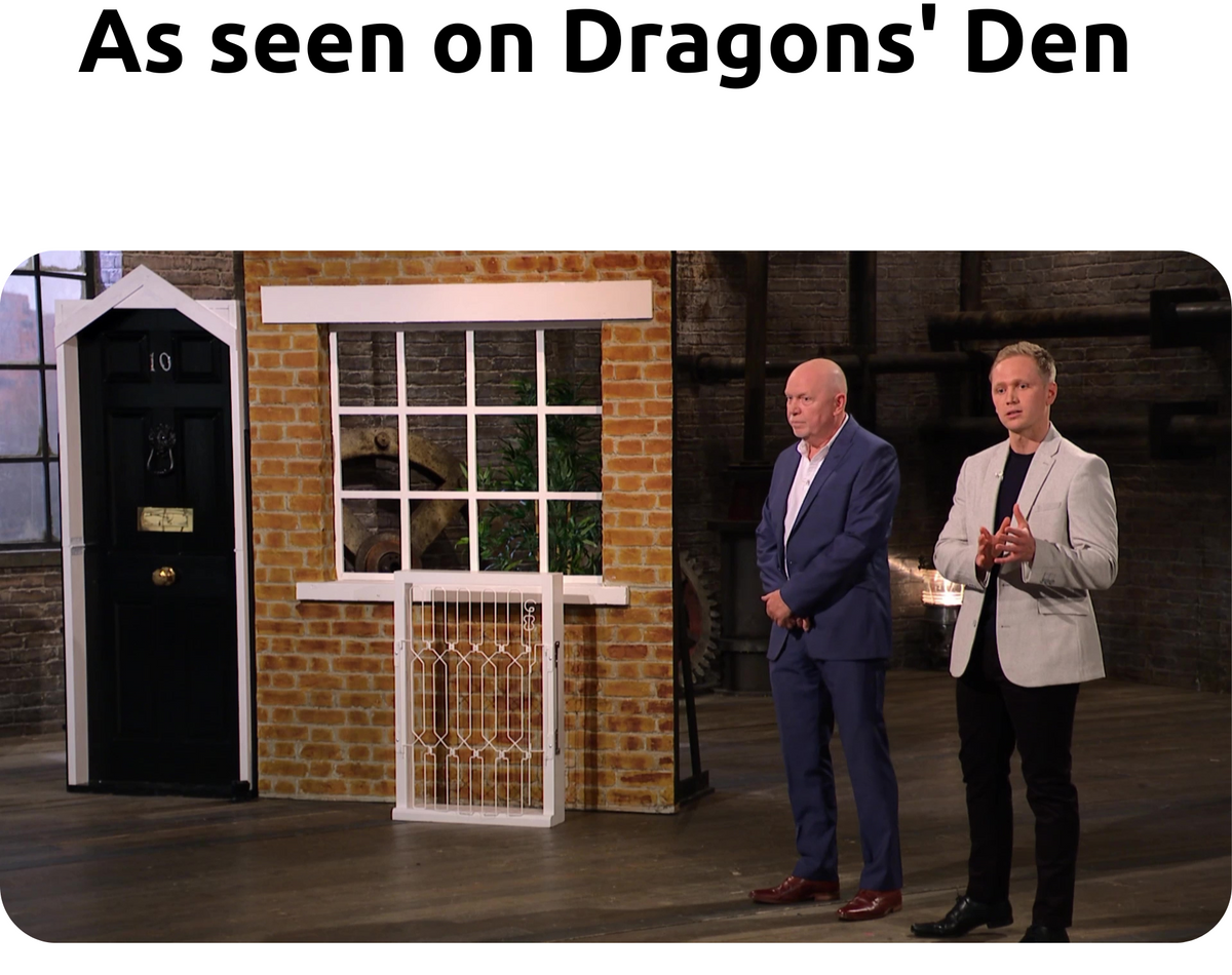Dog Gate on Dragons Den